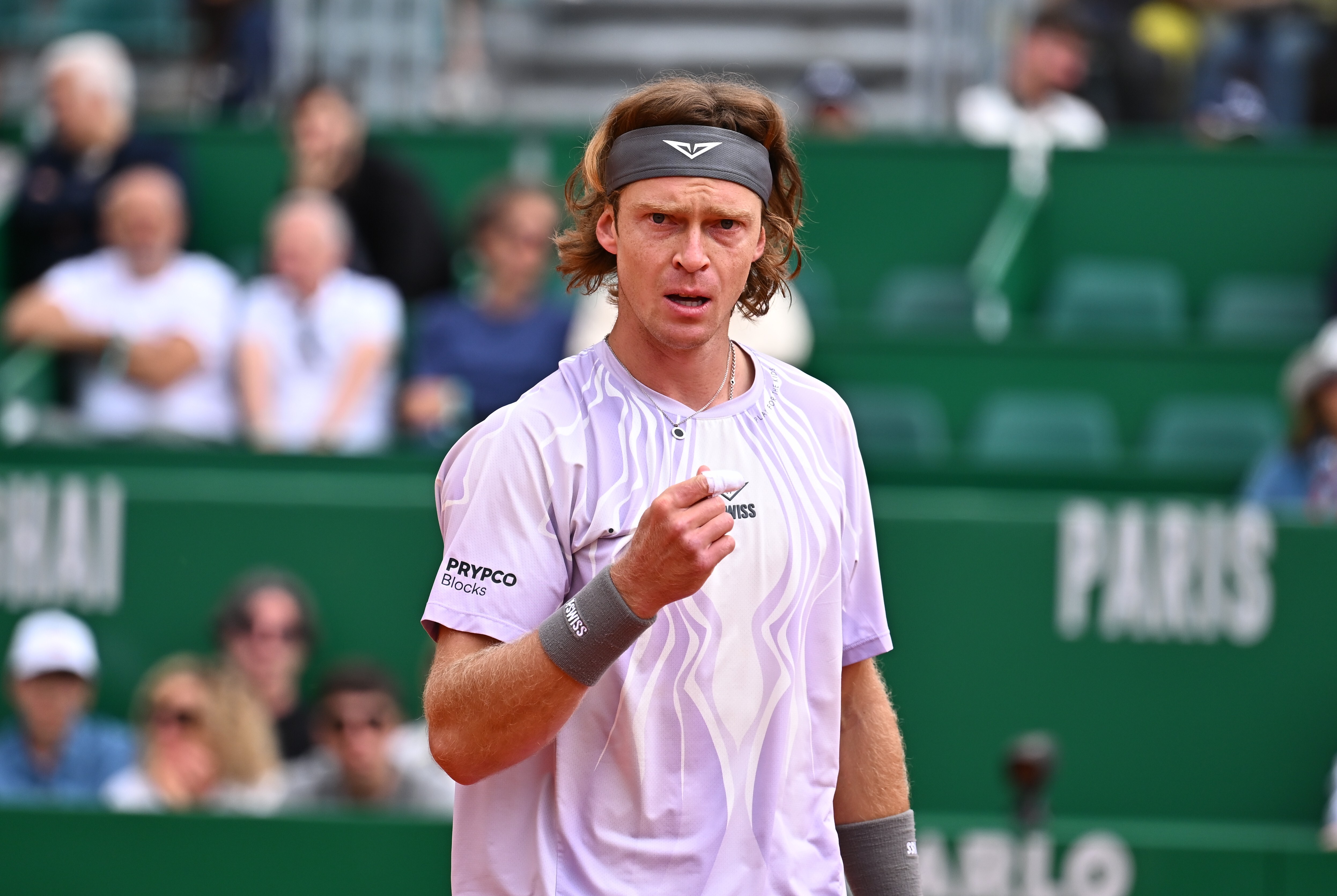 MONTE-CARLO, MONACO- APRIL 6: Images of Andrey Rublev from Russia on Day2,
photo by Corinne Dubreuil/ATP Tour