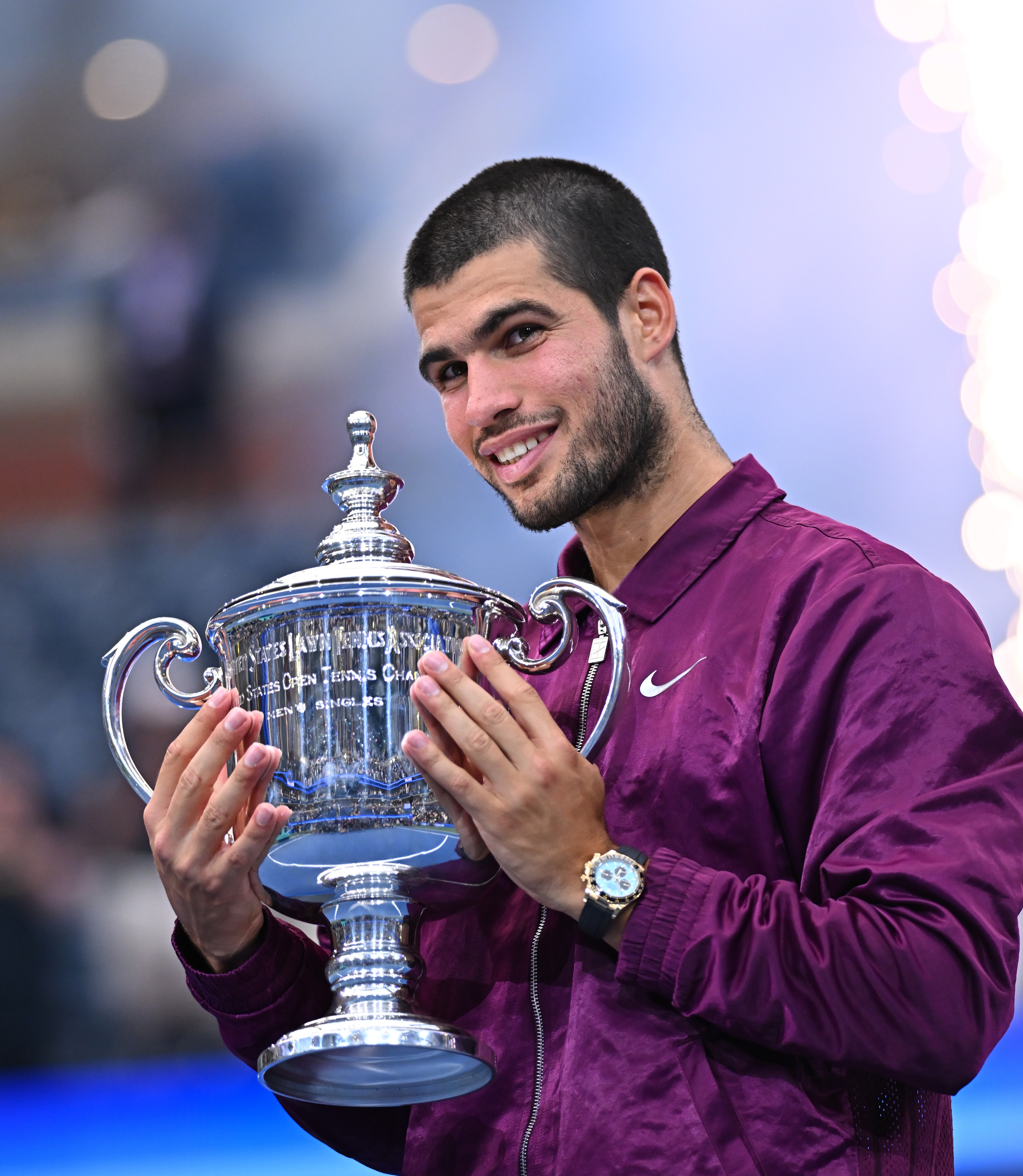 NEW-YORK, USA- SEPTEMBER 7: Images of Carlos Alcaraz from Spain Italy on day 15,
photo by Corinne Dubreuil/ATP Tour