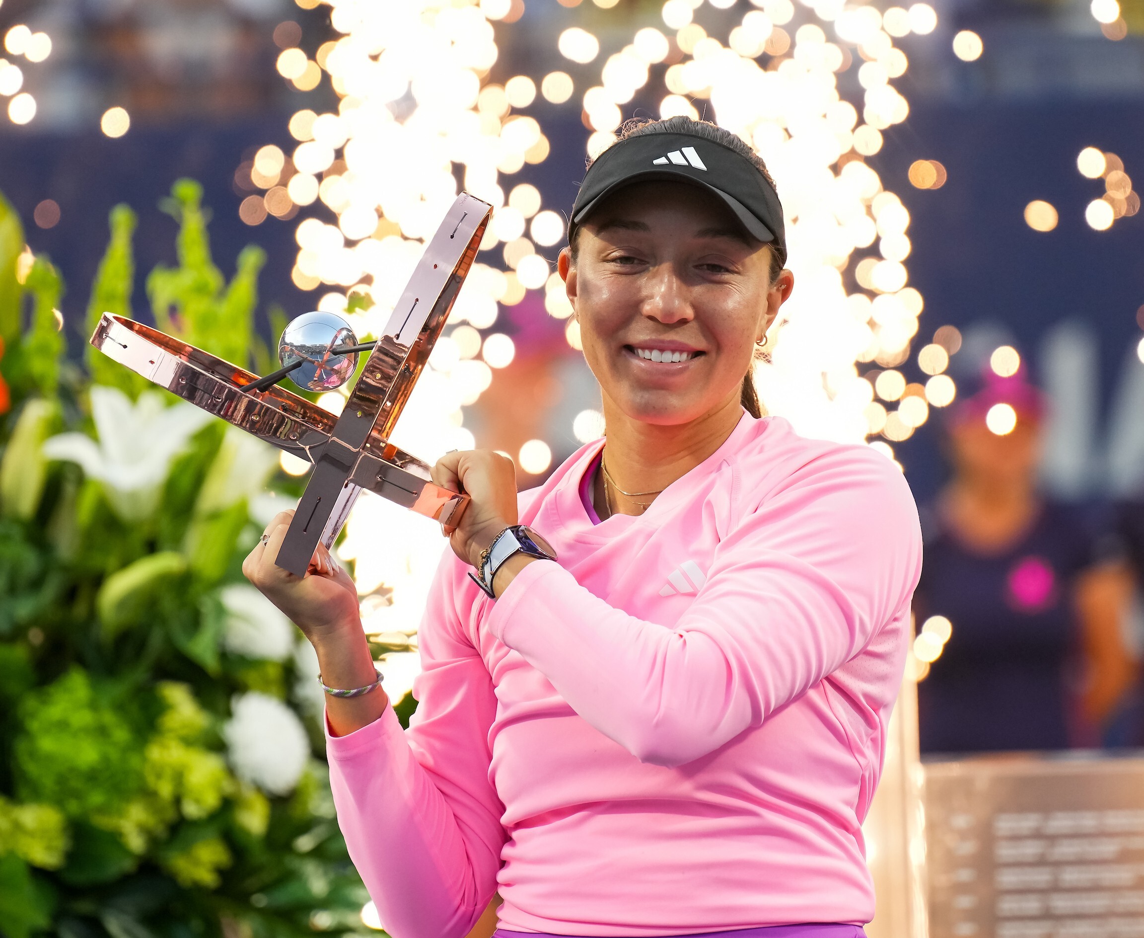 Jessica Pegula v Amanda Anisimova Final at NBO Toronto at Sobeys Stadium in Toronto, Ontario on August 12, 2024. Photo by Peter Power\Tennis Canada