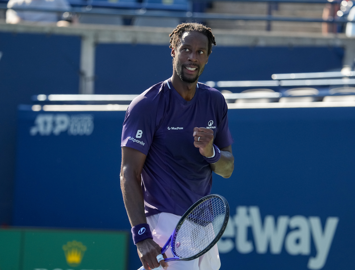 Gael Monfils during the 2025 National Bank Open presented by Rogers at Sobeys Stadium in Toronto, Ont., Canada. (Peter Power/Tennis Canada)