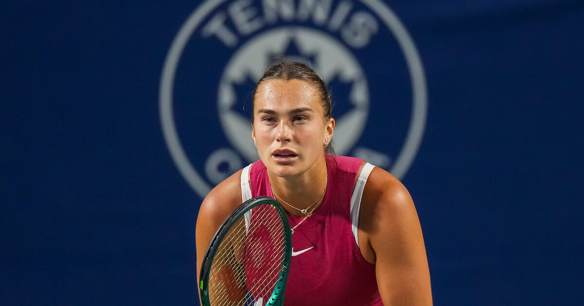 Aryna Sabalenka at the National Bank Open.