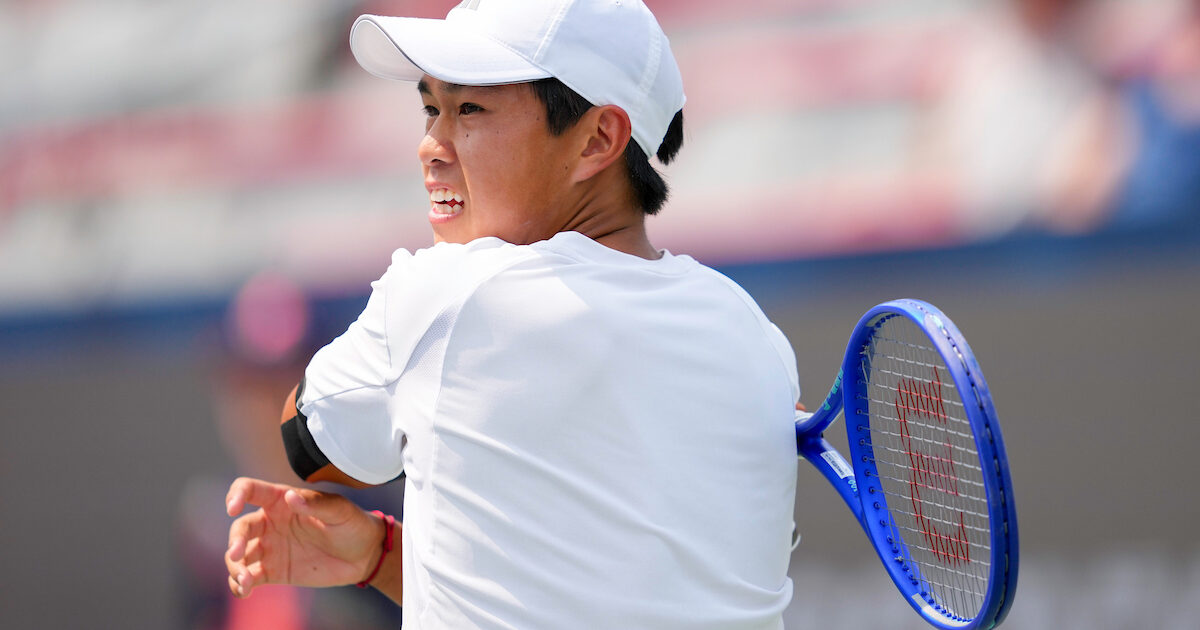 A quick Learner, Tien making tweaks in second… | National Bank Open