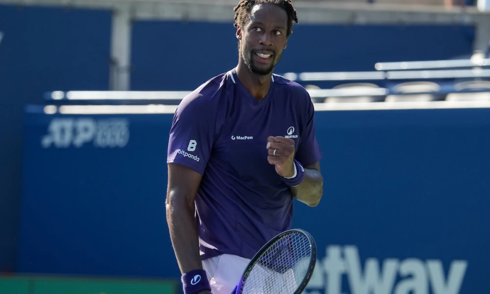 Gael Monfils during the 2025 National Bank Open presented by Rogers at Sobeys Stadium in Toronto, Ont., Canada. (Peter Power/Tennis Canada)
